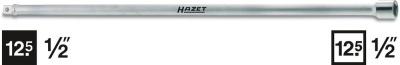 HAZET Удлинитель 1/2" 575мм 918-23